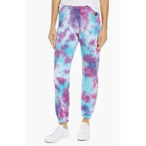 Aviator‎ Nation Tie Dye Sweatpants Joggers Magenta Blue M
